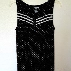 NEW CROFT AND BARROW WOMEN'S SLEEVELESS NIGHTGOWN SIZE SMALL